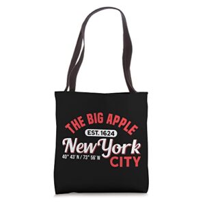 new yorker the big apple for travellers and tourists tote bag