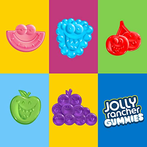 JOLLY RANCHER Assorted Fruit Flavored Chewy, Bulk, Movie Snack Gummies Candy Bulk Bag, 5 lb