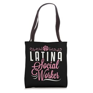 latina social worker lcsw women latinx hispanic tote bag