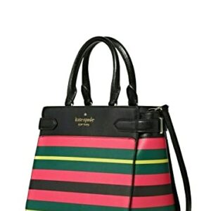 Kate Spade Staci Wrapping Paper Print Medium Satchel Black multi