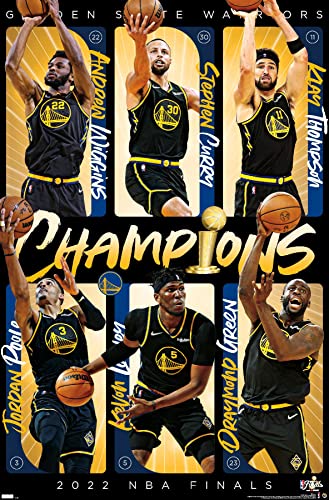 Trends International NBA Golden State Warriors - 2022 Commemorative NBA Finals Champions Wall Poster