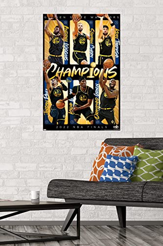 Trends International NBA Golden State Warriors - 2022 Commemorative NBA Finals Champions Wall Poster