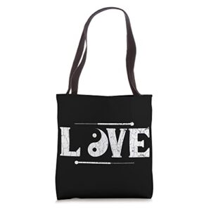 acupuncture love funny acupuncturist needles lover graphic tote bag