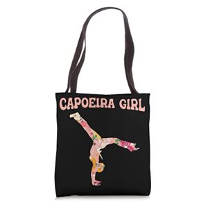 capoeira girl – martial arts dance fighter capoeira tote bag