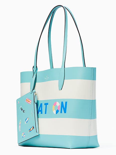 Kate Spade New York Pool Float Tote Shoulder Bag Large with Pouch