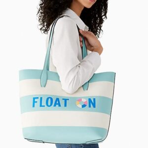 Kate Spade New York Pool Float Tote Shoulder Bag Large with Pouch