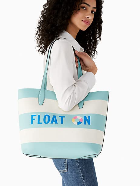 Kate Spade New York Pool Float Tote Shoulder Bag Large with Pouch