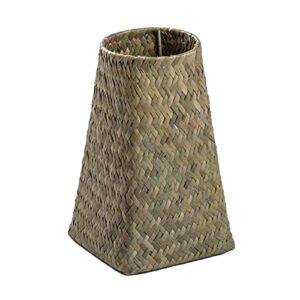 eesll rattan vases, natural seaweed woven baskets woven flower baskets straw woven baskets plant pots storage boxes containers sundries storage boxes