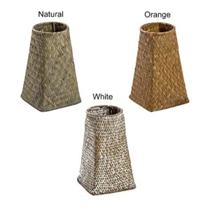 EESLL Rattan Vases, Natural Seaweed Woven Baskets Woven Flower Baskets Straw Woven Baskets Plant Pots Storage Boxes Containers Sundries Storage Boxes