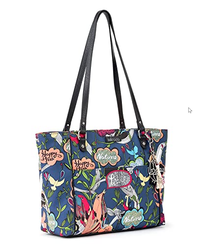 Sakroots Artist Circle Medium Tote River Peace