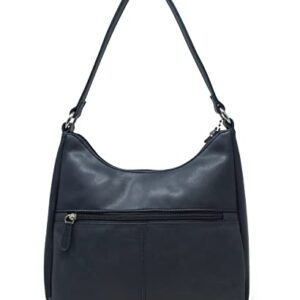 Giani Bernini Nappa Leather Hobo Bag (Navy)