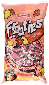 strawberry lemonade frooties tootsie roll wrapped chewy candy 38.8 oz – pack of 2