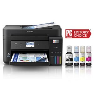 Epson EcoTank ET-4850 Wireless All-in-One Cartridge-Free Supertank Printer with Scanner, Copier, Fax, ADF and Ethernet – The Perfect Printer Office - Black