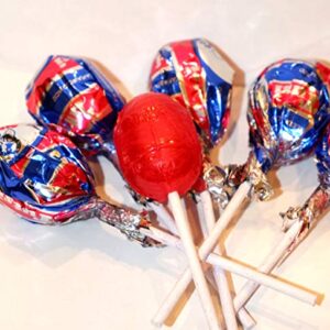 Tutsi Pop La Original Mexican Candy Pops with Cherry Flavor with Tutti Frutti Gum Center, 21.2 Oz