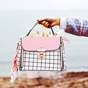 KESYOO Women Tote Bag Single Shoulder Bags Summer Spring Fashion Handbag for Women Girls Pink
