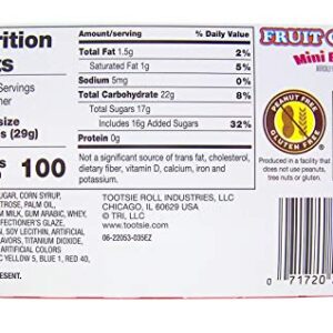 Fruit Chews Mini Bites Candy Coated Chews Movie Theater Box, 3.5 oz (Case of 12)