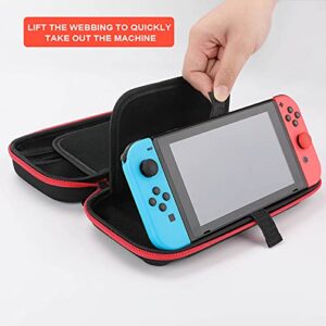 Autocean Carrying Case for Nintendo Switch, Anime Printing Protective Hard Shell Game Bag With 20 Game Card Slots for Nintendo Switch Console & Accessories