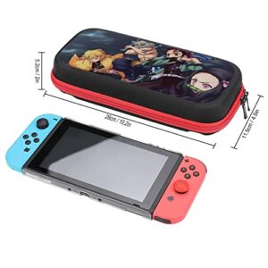 Autocean Carrying Case for Nintendo Switch, Anime Printing Protective Hard Shell Game Bag With 20 Game Card Slots for Nintendo Switch Console & Accessories