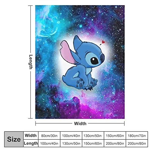 Cartoon Throw Blanket Fuzzy Cozy Microfiber Fleece Sherpa Blankets for Home Couch, Bed and Sofa 50"x60"