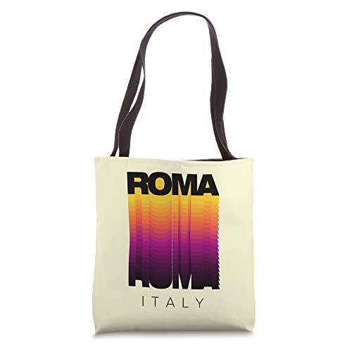 Enjoy Wear Vintage Cool Rome Italy Graphic Tees, Roma Italia Tote Bag