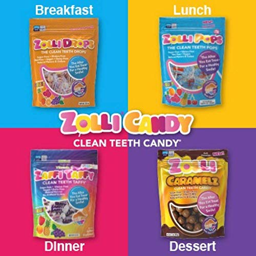 Zollipops Clean Teeth Lollipops | Anti-Cavity, Sugar Free Candy with Xylitol for a Healthy Smile - Great for Kids, Diabetics and Keto Diet (Assorted Flavors), 150 count (pack of 1), 7420