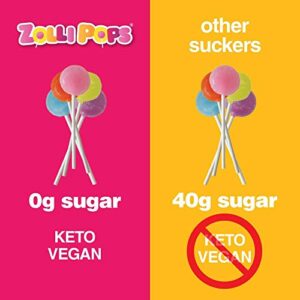 Zollipops Clean Teeth Lollipops | Anti-Cavity, Sugar Free Candy with Xylitol for a Healthy Smile - Great for Kids, Diabetics and Keto Diet (Assorted Flavors), 150 count (pack of 1), 7420