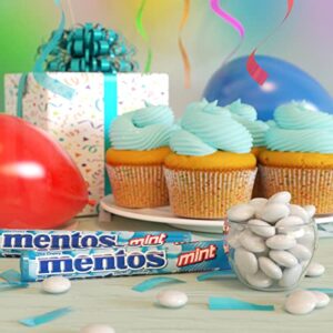 Mentos Chewy Mint Candy Roll, Mint, Non Melting, Party, 14 Count (Pack of 15) - Packaging May Vary