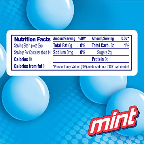 Mentos Chewy Mint Candy Roll, Mint, Non Melting, Party, 14 Count (Pack of 15) - Packaging May Vary