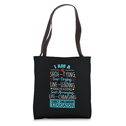 Life Changing Early Childhood Educator Preschool Teacher Tote Bag