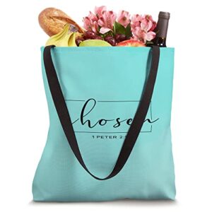 Chosen Christian Gift for Women Faith Jesus Religious Church Tote Bag