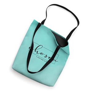 Chosen Christian Gift for Women Faith Jesus Religious Church Tote Bag