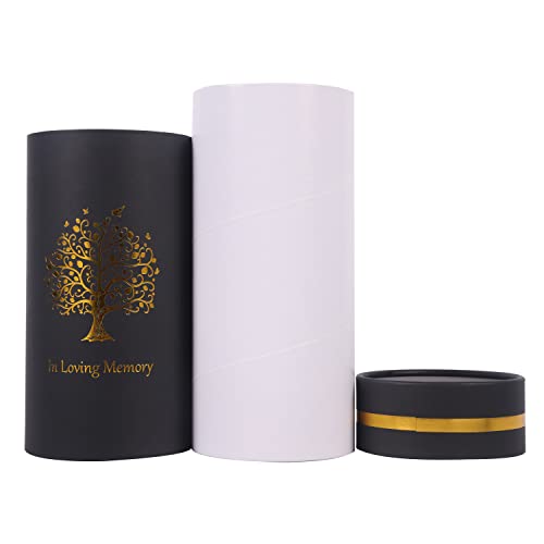 Tree of Life Eco Scattering Urn – Biodegradable Scatter Tube for Ashes - Cremation Urn for Human Ashes - Urns for Ashes Male Female (Large)