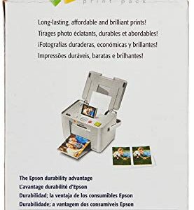 Epson T5845-M PictureMate Print Pack Includes Inkjet Cartridge, 100 Sheets Matte Photo Paper,1 cartridge containing;black,cyan,magenta,yellow