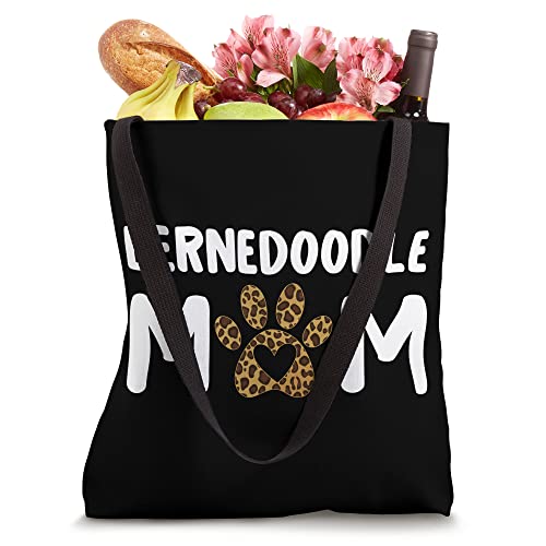 Bernedoodle Mom Mama Bernedoodle Lovers Owner Leopard Funny Tote Bag