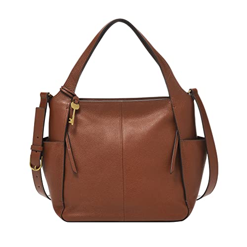 Fossil Women's Emerson Leather Satchel Purse Handbag