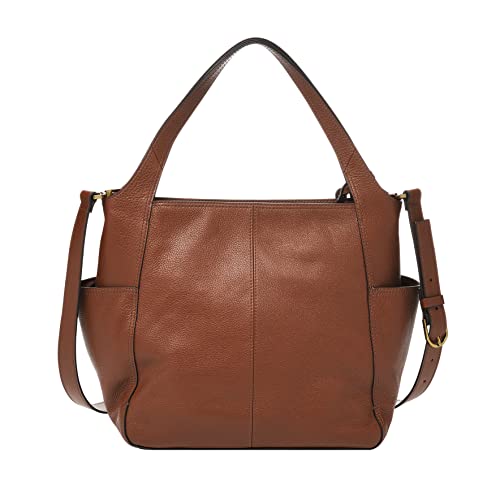 Fossil Women's Emerson Leather Satchel Purse Handbag