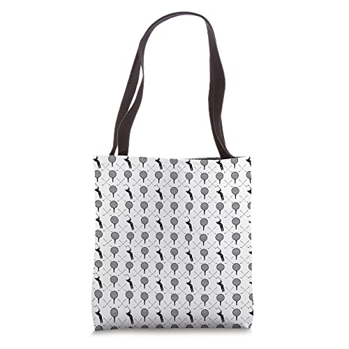 Golf Player Golfer Golfing Ball And Club Sport Golf Cart Tote Bag