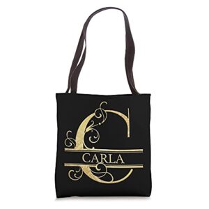 carla name tote bag