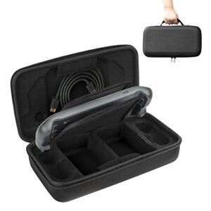 owltree carrying case compatible with steam deck, protective shell travel carry storage bag for steam deck console , ac adapter charger, tv dock and other accessories