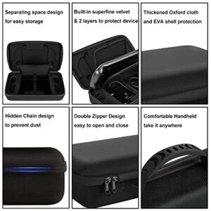 OwlTree Carrying Case Compatible with Steam Deck, Protective Shell Travel Carry Storage Bag for Steam Deck Console , AC Adapter Charger, TV Dock and other Accessories
