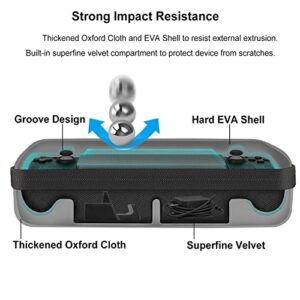 OwlTree Carrying Case Compatible with Steam Deck, Protective Shell Travel Carry Storage Bag for Steam Deck Console , AC Adapter Charger, TV Dock and other Accessories