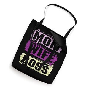 Mom Wife Boss Christmas Lady for best Mom Tote Bag