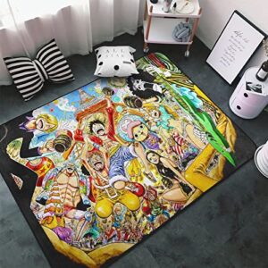 J-LOVE Rugs Anime Area Rugs Birthday Gifts Non-Slip Carpet Decorations for Living Room Bedroom 60 * 39 Inch