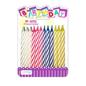 Amscan Bluey Party Supplies Pack Serves 16: Bluey Birthday Party Supplies; Bluey 7" Dessert Plates & Beverage Napkins with Birthday Candles (Bundle for 16)