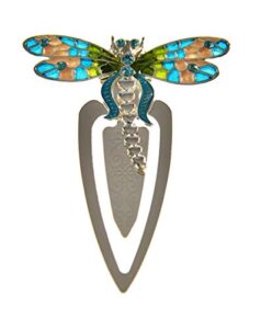 home-x art deco dragonfly colorful bookmark, tea party favor, teacher gift