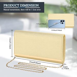 UBORSE Women Clutch Bag Elegant Women Chain Shoulder Bag Small Bridal Purse Envelope Handbag Wedding Evening Bag