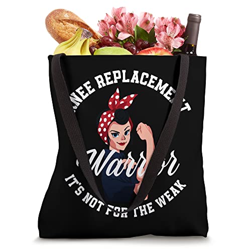 Knee Replacement Warrior Knee Surgery Knee Replacement Tote Bag