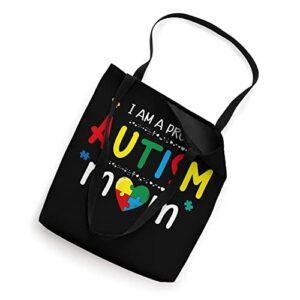 Be Kind Autism Awareness - Proud Autism Mom #AutismAwareness Tote Bag