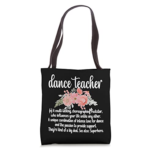 Dance Teacher Definition Dance Instructor Dancing Teacher Tote Bag