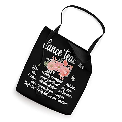 Dance Teacher Definition Dance Instructor Dancing Teacher Tote Bag